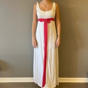 1961 vintage Erlebacher white dress